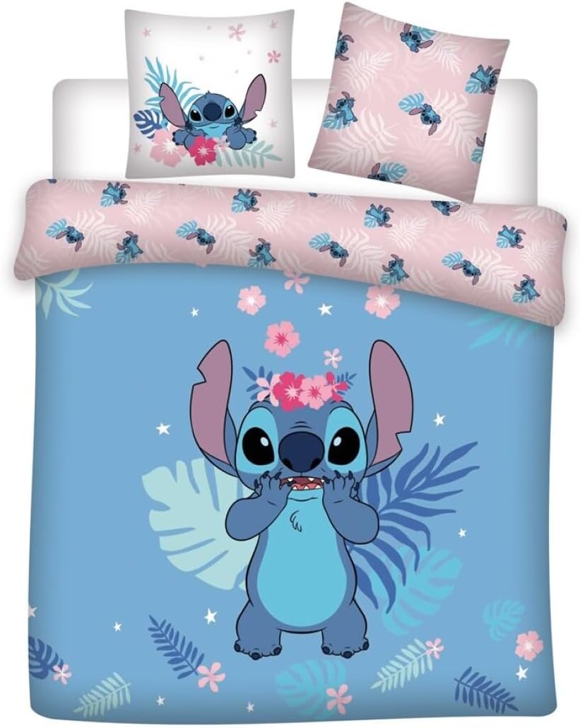 Lilo & Stitch posteljnina Flower, 240x220 | Shopacita