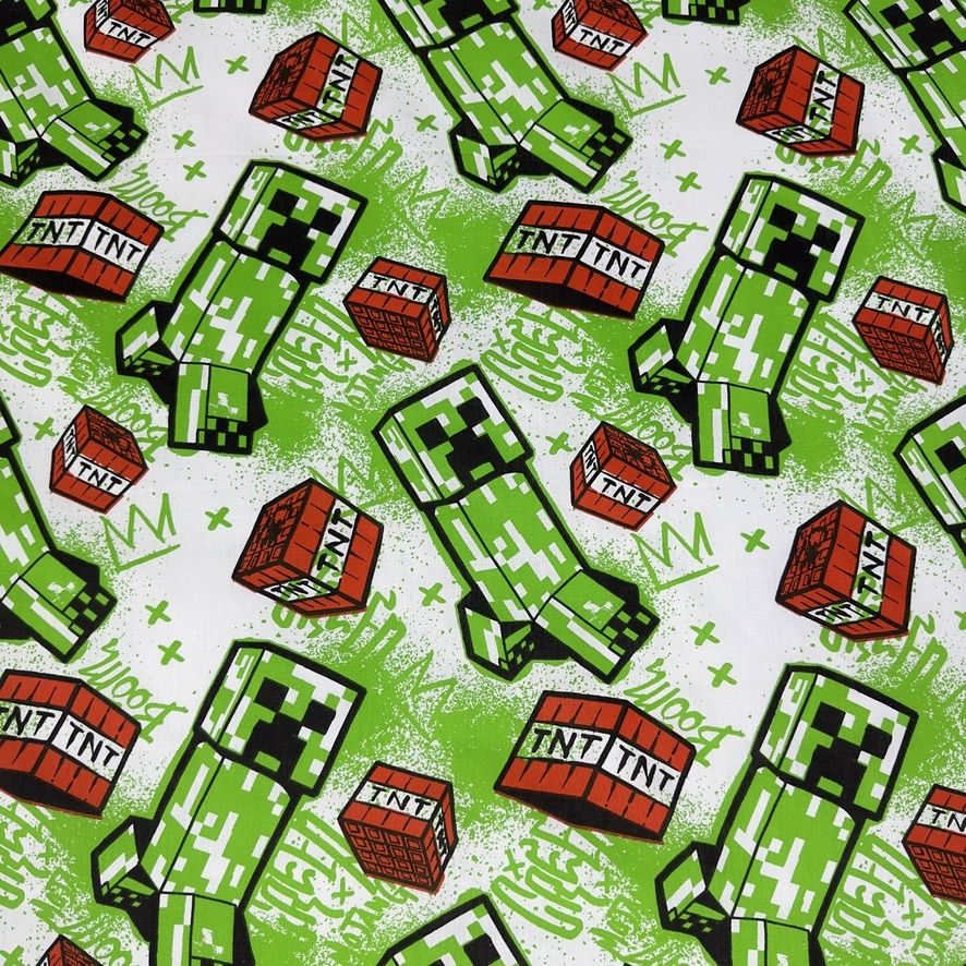 Minecraft otroška posteljnina Metro Art | Shopacita