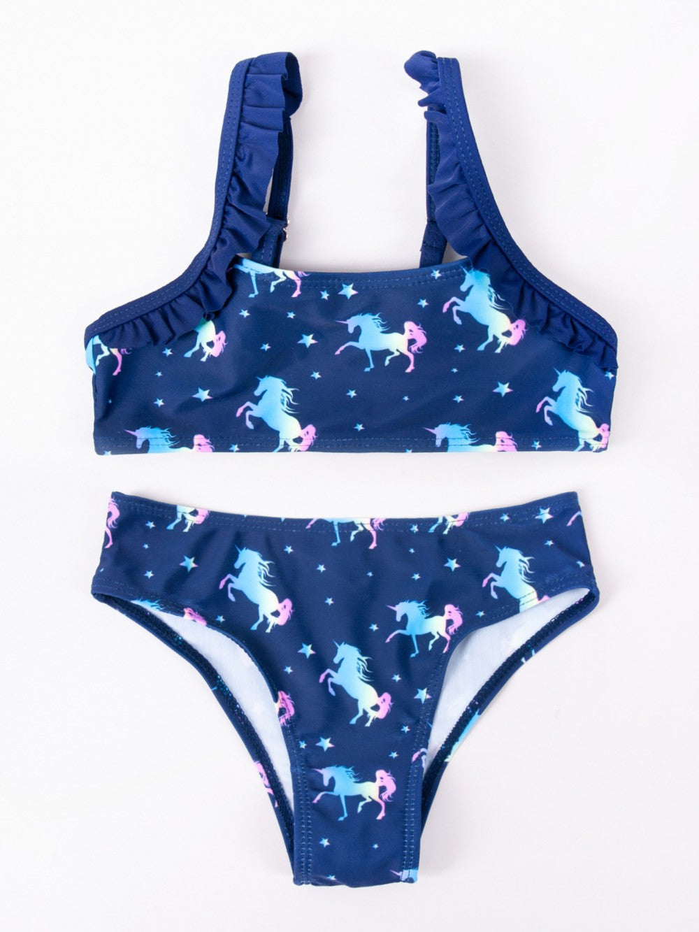 Otroške dvodelne kopalke za dekleta, Samorogi | Shopacita