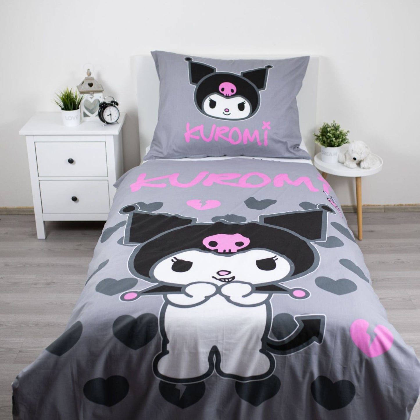 Hello Kitty Kuromi posteljnina, 140x200 | Shopacita