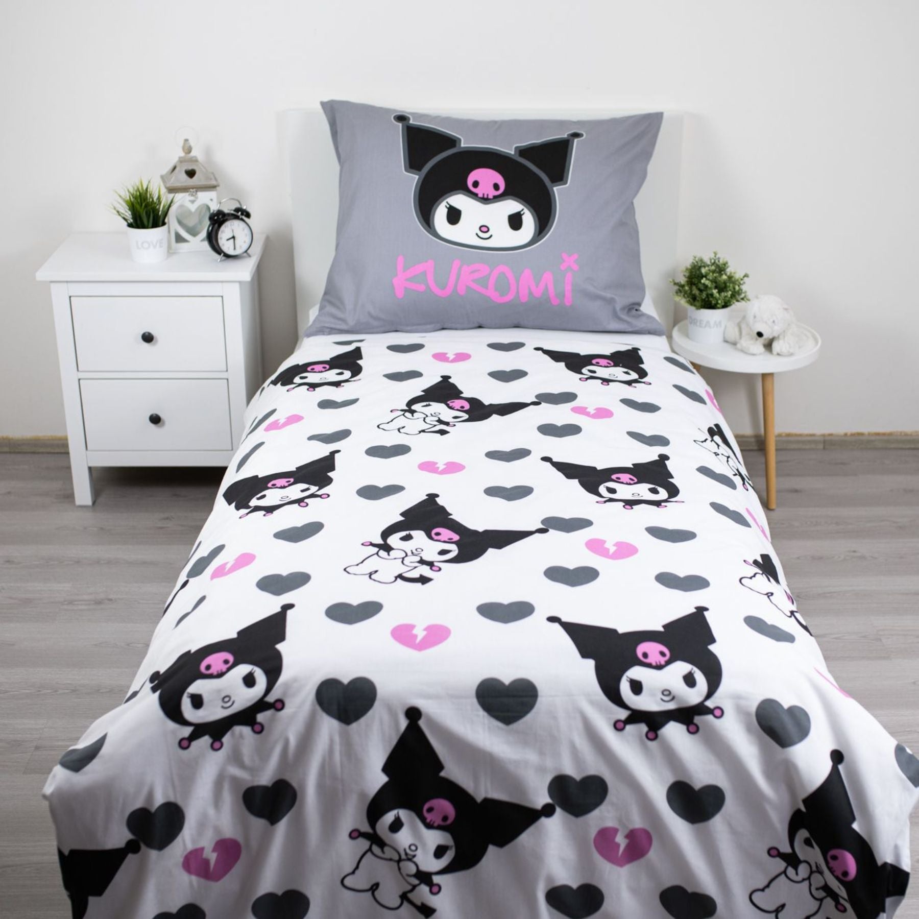 Hello Kitty Kuromi posteljnina, 140x200 | Shopacita