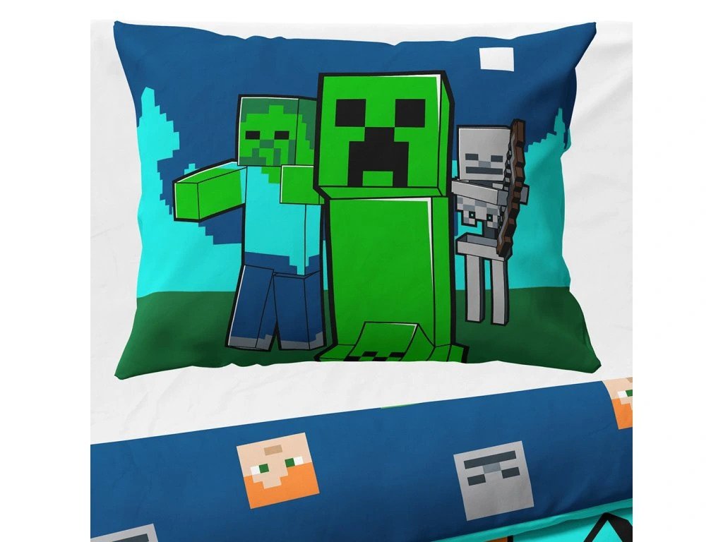 Minecraft otroška posteljnina Diamond Defender | Shopacita
