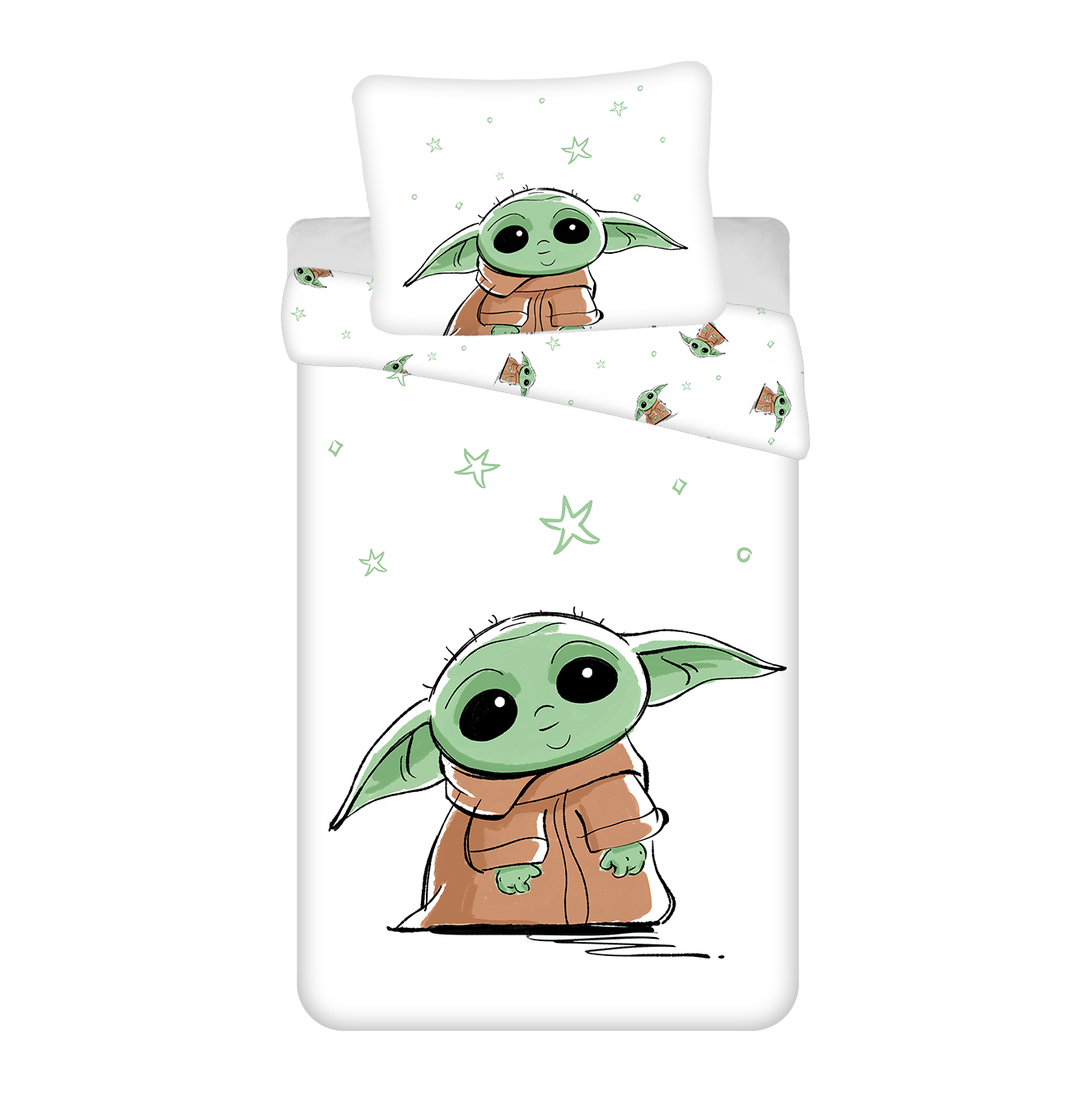 Star Wars otroška posteljnina Baby Yoda | Shopacita