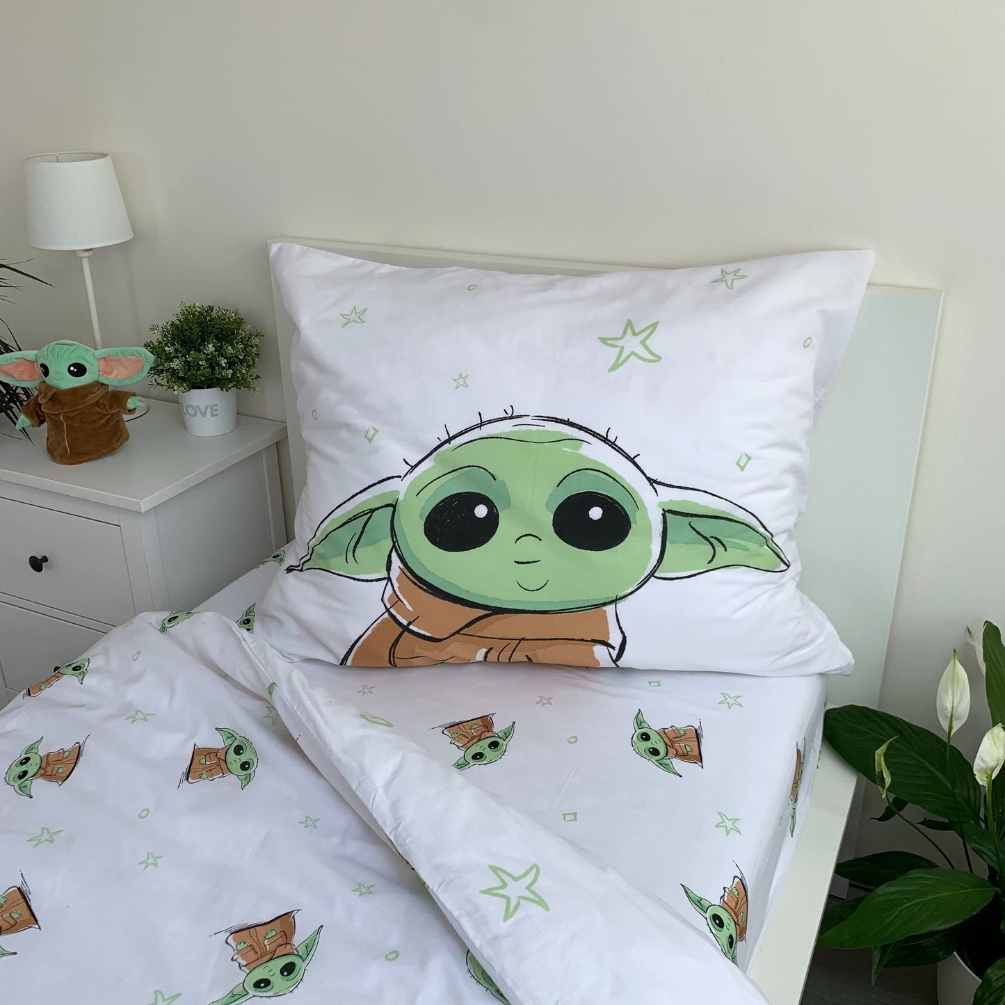 Star Wars otroška posteljnina Baby Yoda | Shopacita