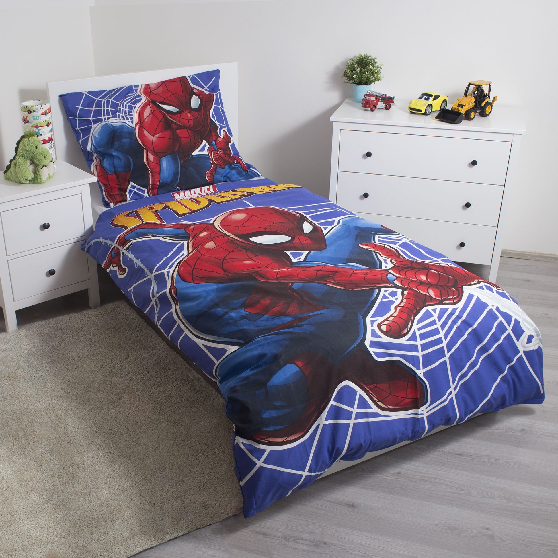 Spiderman otroška posteljnina Spider-man, svetleča v temi | Shopacita