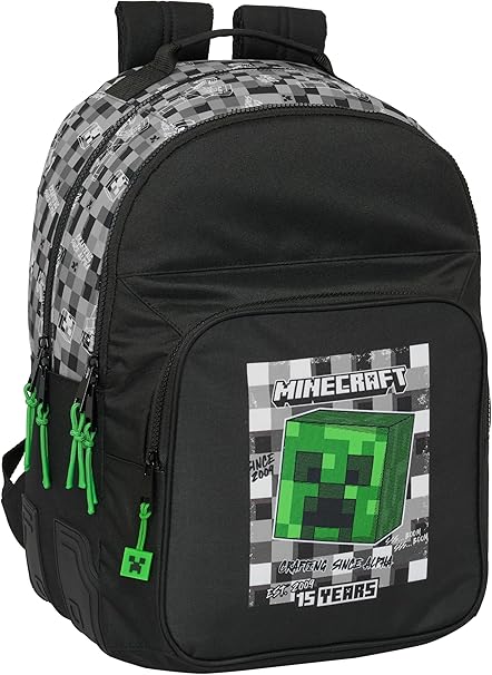 Šolska torba Minecraft TNT siva | Shopacita