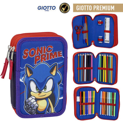Sonic trojna peresnica z dvema zadrgama Sonic Prime | Shopacita