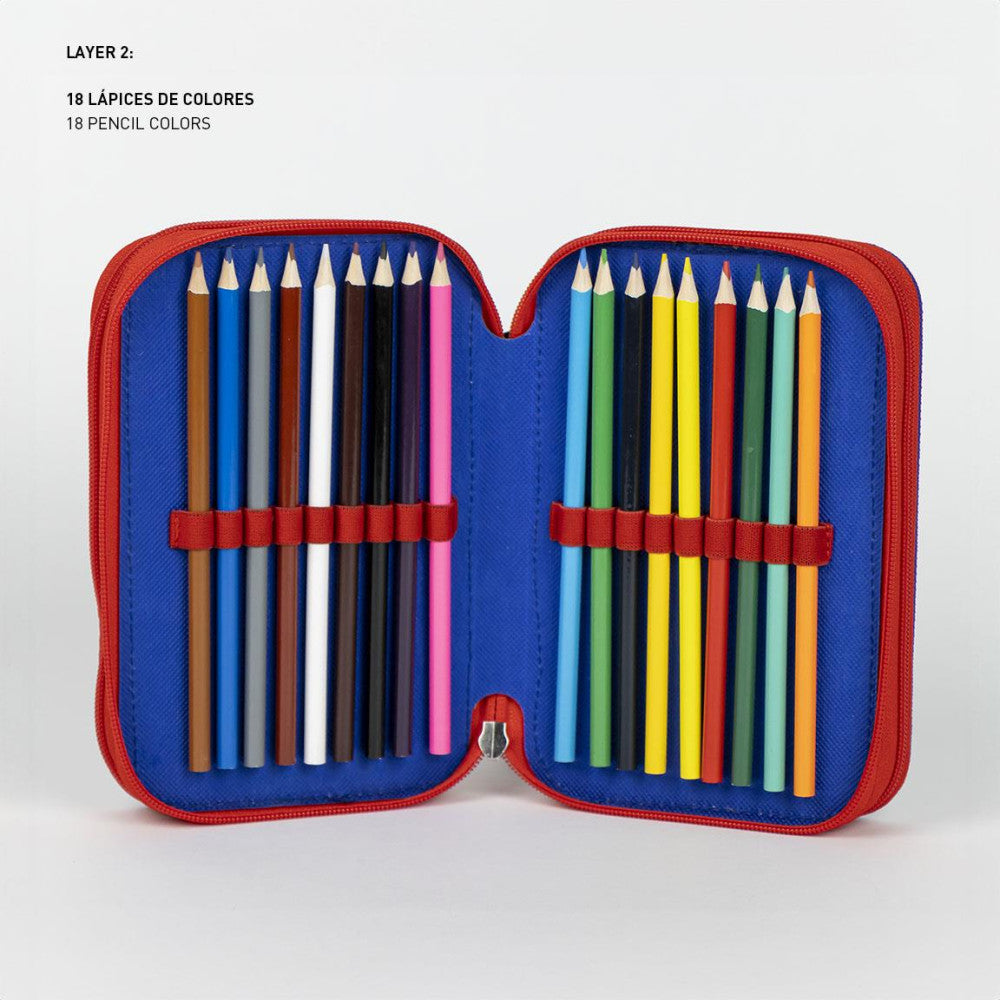 Sonic trojna peresnica z dvema zadrgama Sonic Prime | Shopacita