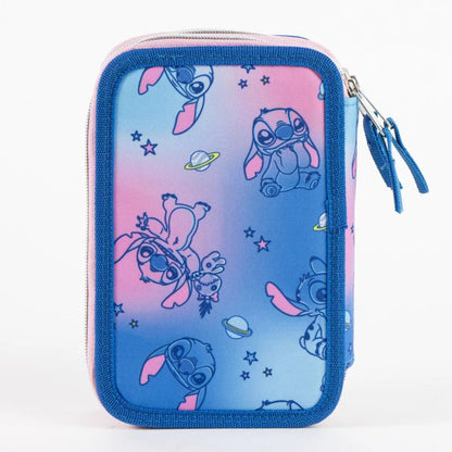 Lilo & Stitch trojna peresnica s tremi zadrgami Galaxy | Shopacita