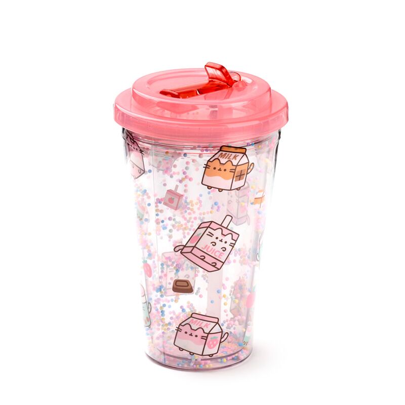 Otroška steklenica s slamico Pusheen Sips | Shopacita