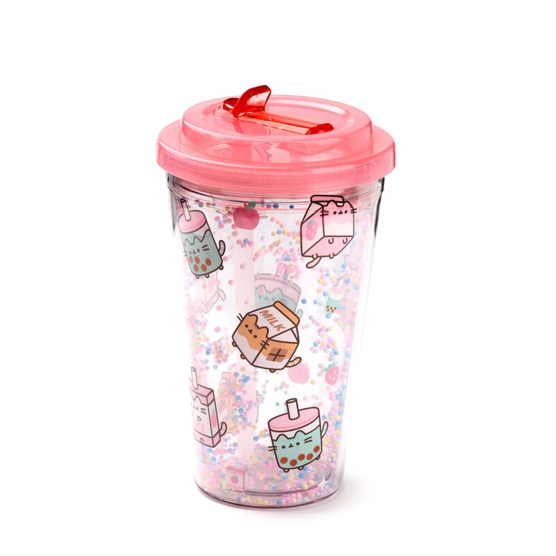 Otroška steklenica s slamico Pusheen Sips | Shopacita
