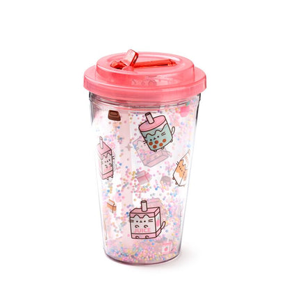 Otroška steklenica s slamico Pusheen Sips | Shopacita