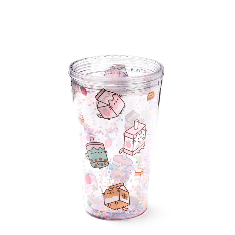 Otroška steklenica s slamico Pusheen Sips | Shopacita