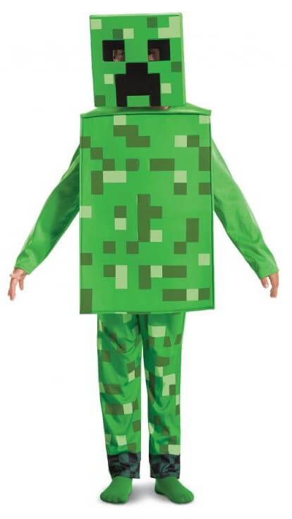 Pustni kostum za otroke Minecraft Creeper Classic | Shopacita