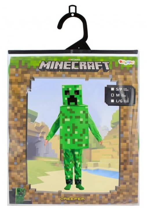 Pustni kostum za otroke Minecraft Creeper Classic | Shopacita