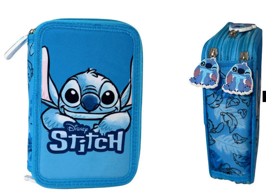 Lilo & Stitch trojna peresnica s tremi zadrgami Abstract | Shopacita