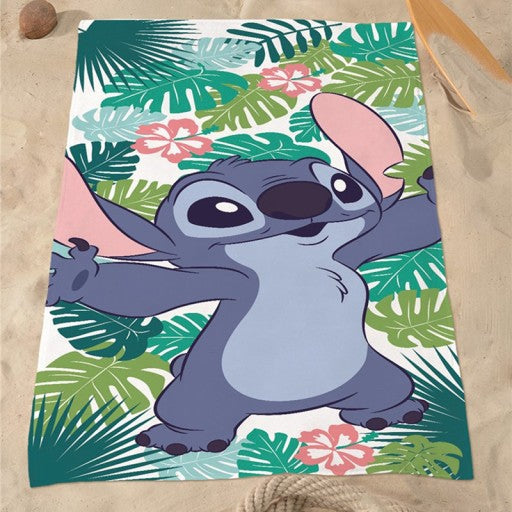 Lilo & Stitch plažna brisača Monstera | Shopacita
