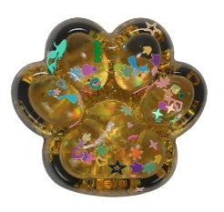 Žele mačja tačka za stiskanje z bleščicami Squishy Cat Paw | Shopacita