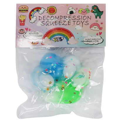 Žele mačja tačka za stiskanje Neon Squishy Cat Paw | Shopacita