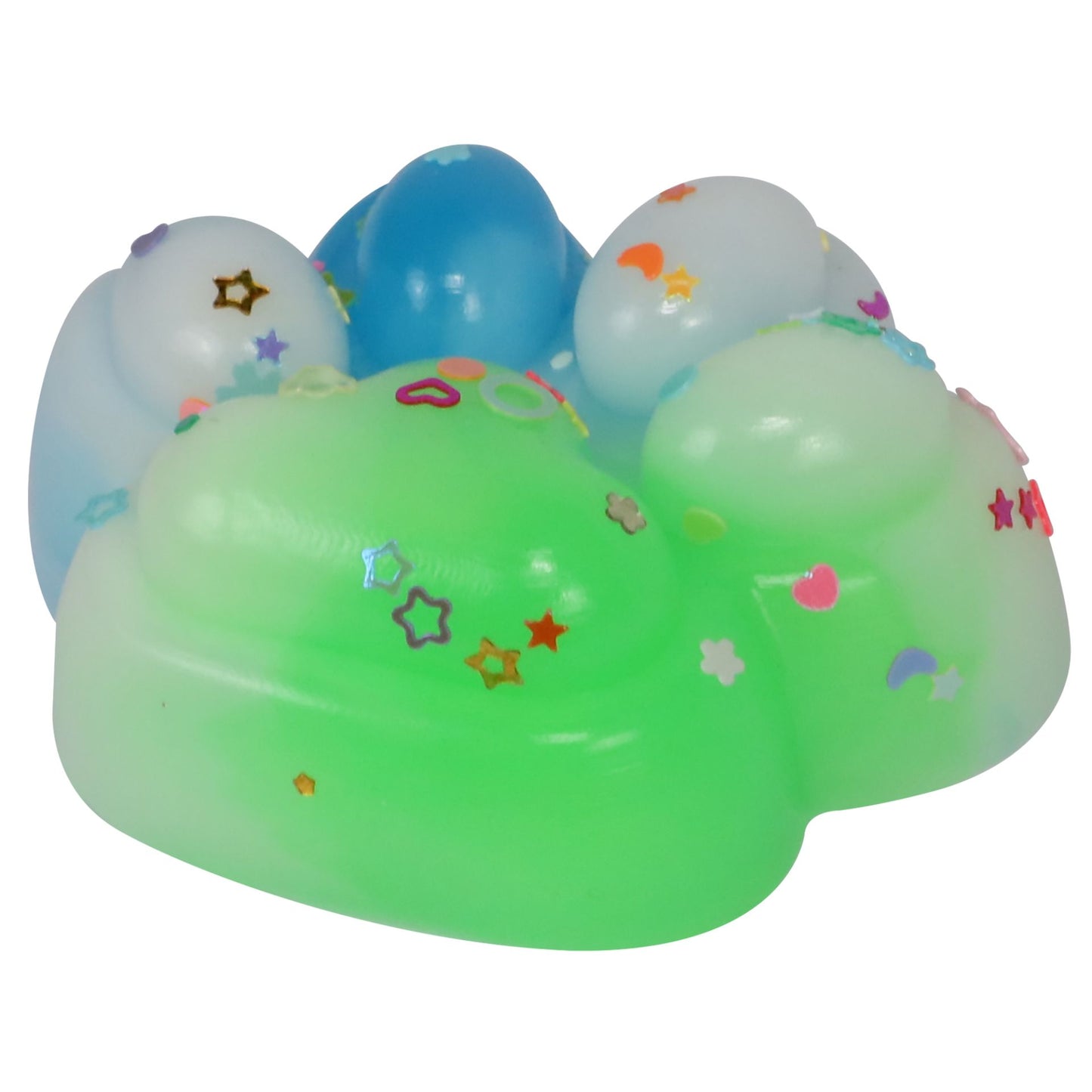 Žele mačja tačka za stiskanje Neon Squishy Cat Paw | Shopacita