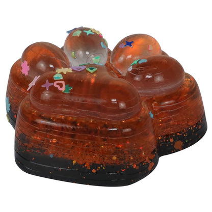 Žele mačja tačka za stiskanje z bleščicami Squishy Cat Paw | Shopacita