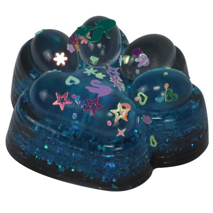 Žele mačja tačka za stiskanje z bleščicami Squishy Cat Paw | Shopacita