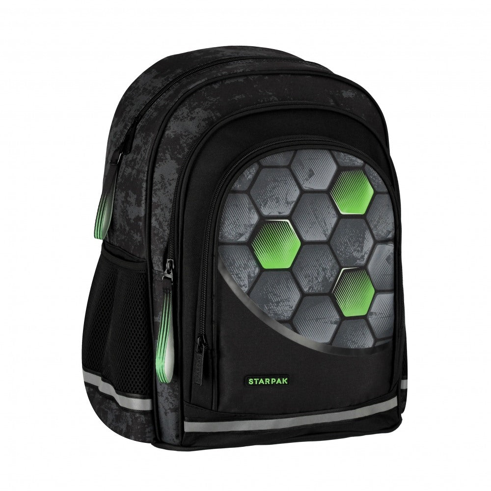 Šolska torba Nogomet črna | Shopacita