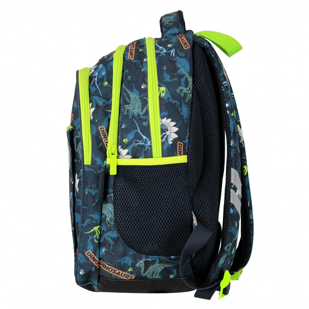 Šolska torba Dinozaver, svetleča v temi