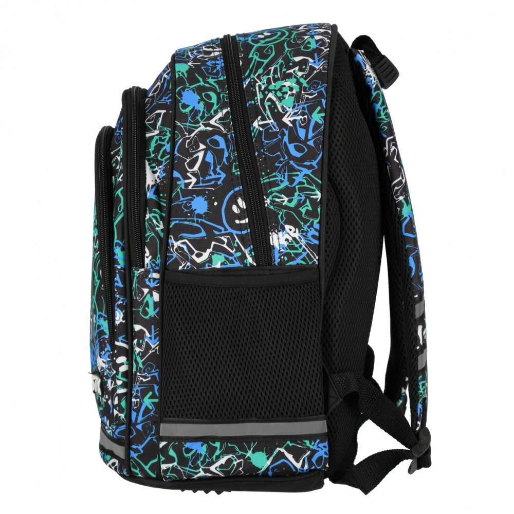 Šolska torba Blue Graffiti | Shopacita
