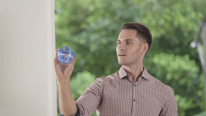 Leteča svetleča žoga UFO dron | Shopacita