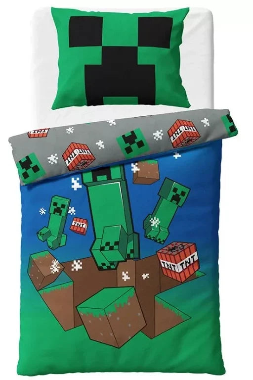 Minecraft otroška posteljnina Blocks | Shopacita