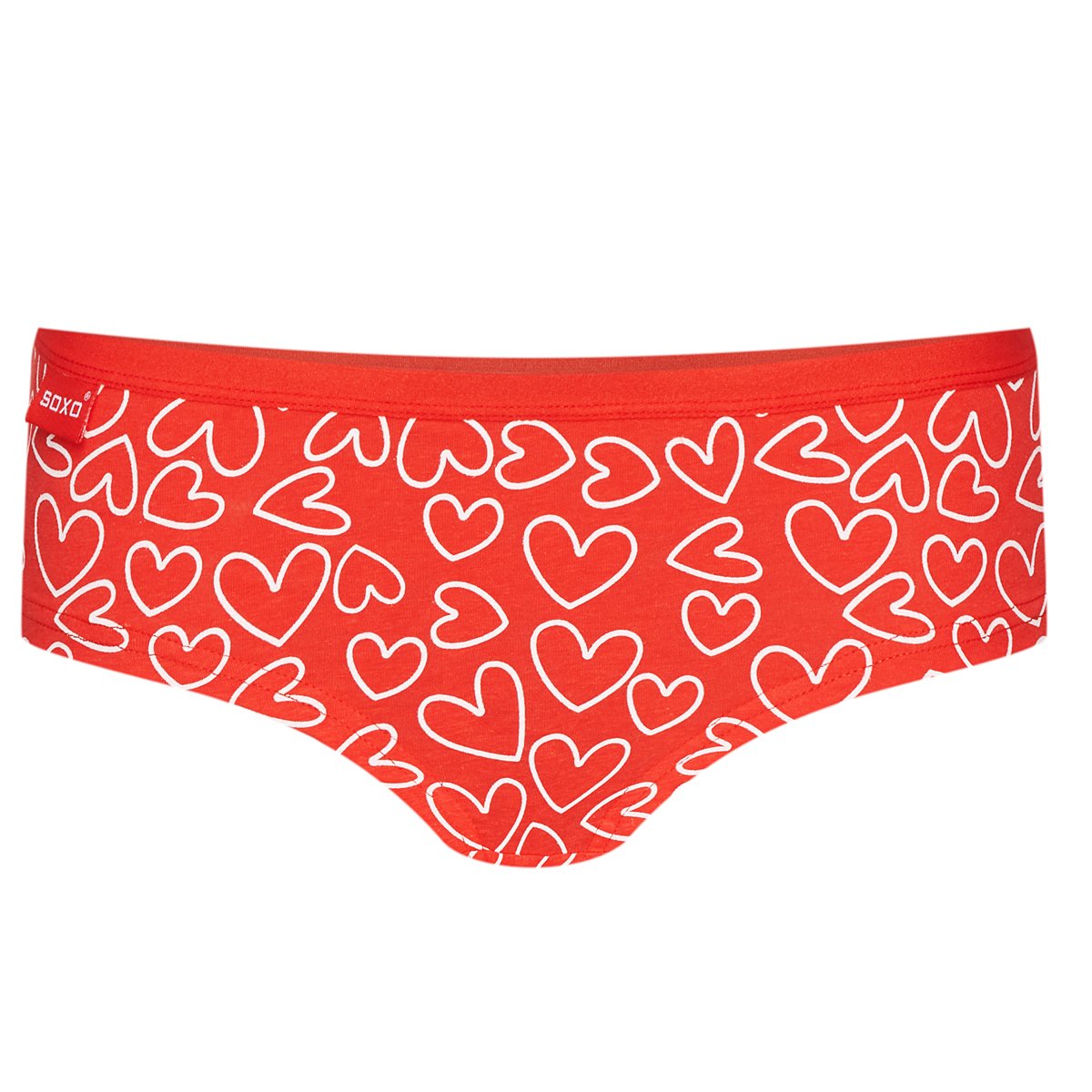 SOXO Ženske spodnjice za valentinovo, 95% bombaž, 5% elastan, 2 kom | Shopacita
