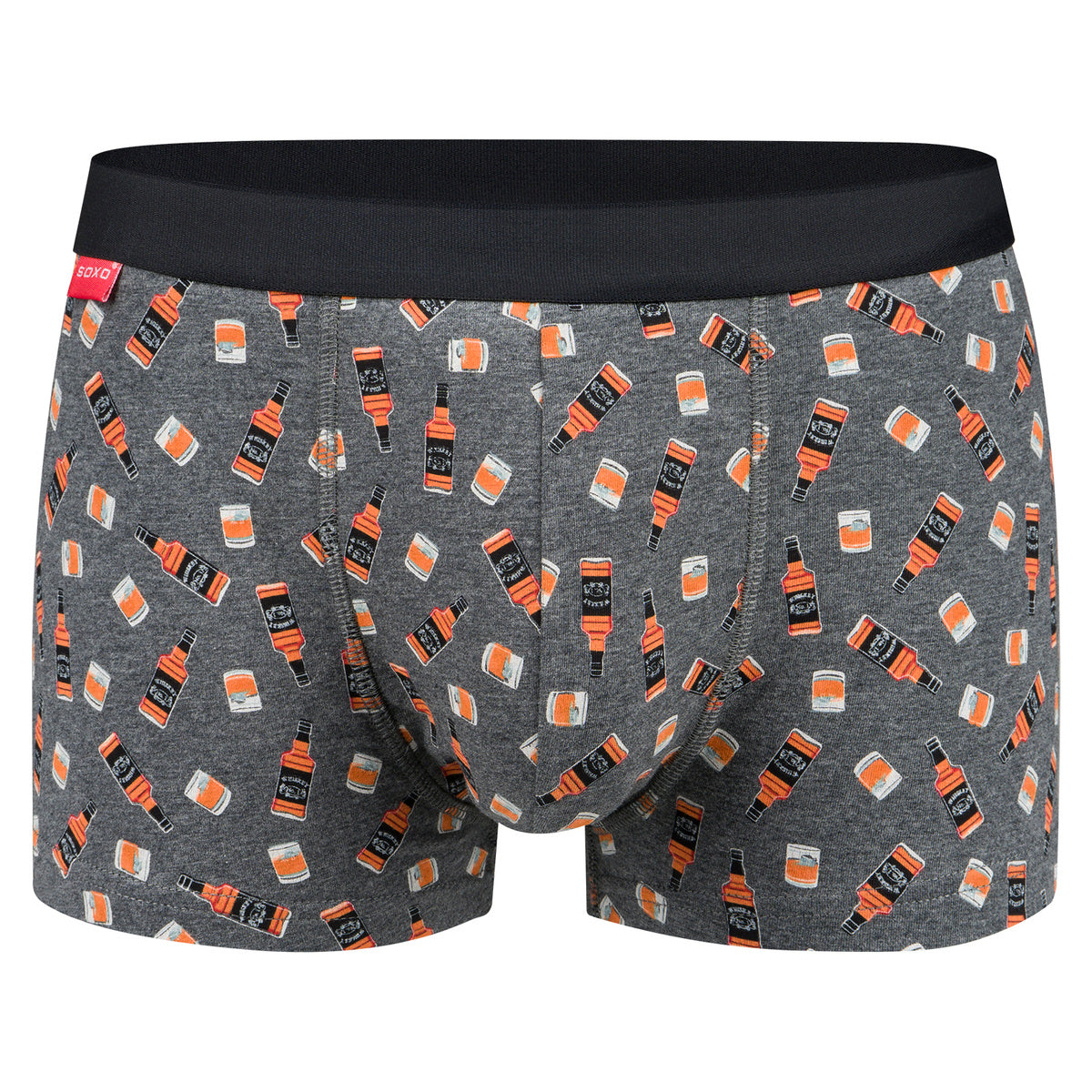 SOXO Pisane moške boksarice za darilo, Whiskey